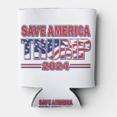 アメリカ救トランプ2024 缶クーラー (正面)