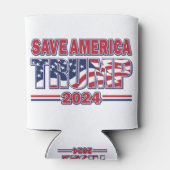 アメリカ救トランプ2024 缶クーラー (裏面)