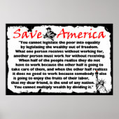 アメリカ救! ポスター (正面)