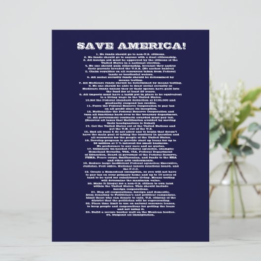 アメリカ救 案内状 (スタンド正面)