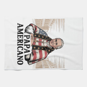 アメリカ教皇レオ・カトリック教会キリスト教信仰 キッチンタオル