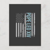 アメリカ教皇レオ・カトリック教会キリスト教信仰 シーズンポストカード (正面)