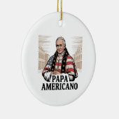 アメリカ教皇レオ・カトリック教会キリスト教信仰 セラミックオーナメント (右)