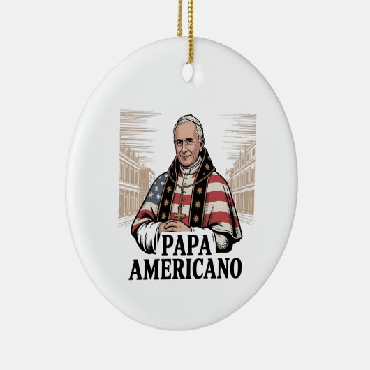 アメリカ教皇レオ・カトリック教会キリスト教信仰 セラミックオーナメント (右)