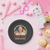 アメリカ教皇レオ・カトリック教会キリスト教信仰 ペーパープレート (パーティー)