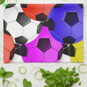 アメリカ数々ののサッカーまたはサッカー キッチンタオル (折り畳み)