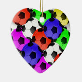 アメリカ数々ののサッカーまたはサッカー セラミックオーナメント (右)