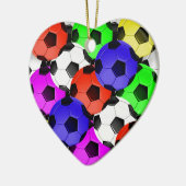 アメリカ数々ののサッカーまたはサッカー セラミックオーナメント (左)