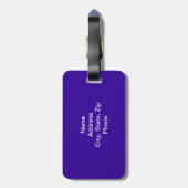 アメリカ数々ののサッカーまたはサッカー ラゲッジタグ (裏面縦)