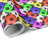 アメリカ数々ののサッカーまたはサッカー ラッピングペーパー (ロールコーナー)