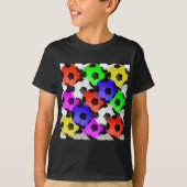 アメリカ数々ののサッカーまたはサッカー Tシャツ (正面)