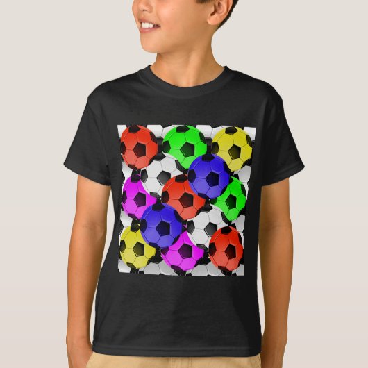 アメリカ数々ののサッカーまたはサッカー Tシャツ (正面)