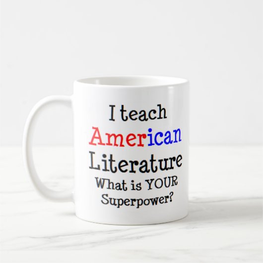 アメリカ文教え学 コーヒーマグカップ (左)
