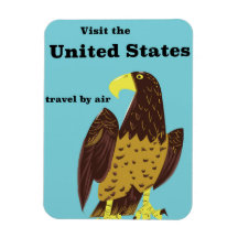 アメリカ旅行のポスター