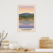 アメリカ旅行ポスター モナドノック山 ポスター (キッチン)