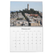 アメリカ旅行(ロケーション付き)2027 カレンダー (2月 2027)