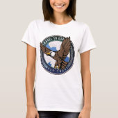 アメリカ旅行 Fly today ロゴ Tシャツ (正面)