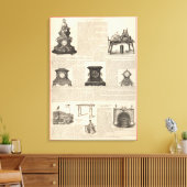 アメリカ時計会社 キャンバスプリント (インサイチュ (リビング))