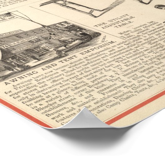 アメリカ時計会社 ポスター (角)