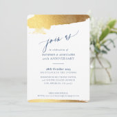 アメリカ書道の金ゴールドフォーマルエッジnavyに参加 招待状 (スタンド正面)