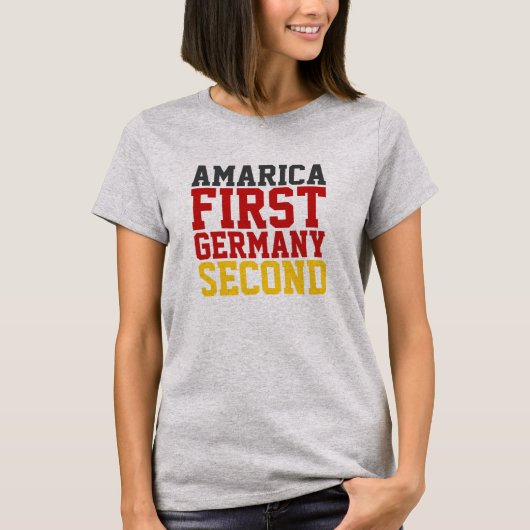アメリカ最初ドイツ第2 Tシャツ (正面)