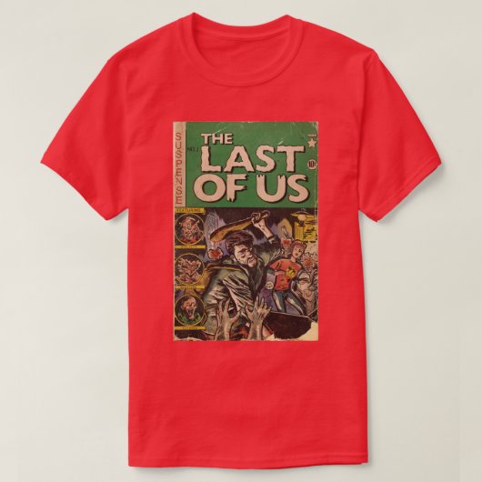 アメリカ最後の漫画カバーファンアート Tシャツ (デザイン正面)