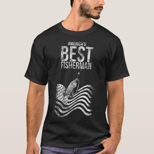 アメリカ最高の釣り人 Tシャツ (正面)