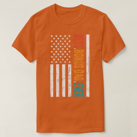 アメリカ最高のFとの父の日ボーナスパパ Tシャツ (デザイン正面)
