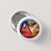 アメリカ来にファシズムが___ 缶バッジ (正面&裏面)