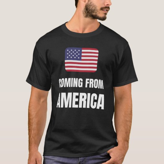 アメリカ来出身の Tシャツ (正面)