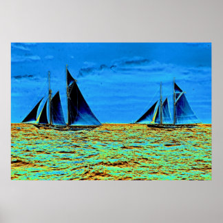 アメリカ杯はイドラーとヒルデガルドで戦う ポスター