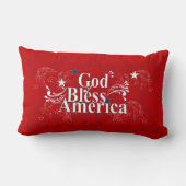 アメリカ枕を祝福する ランバークッション (裏面)