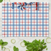 アメリカ格言の神の祝福アメリカ キッチンタオル (折り畳み)