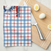 アメリカ格言の神の祝福アメリカ キッチンタオル (四つ折り)