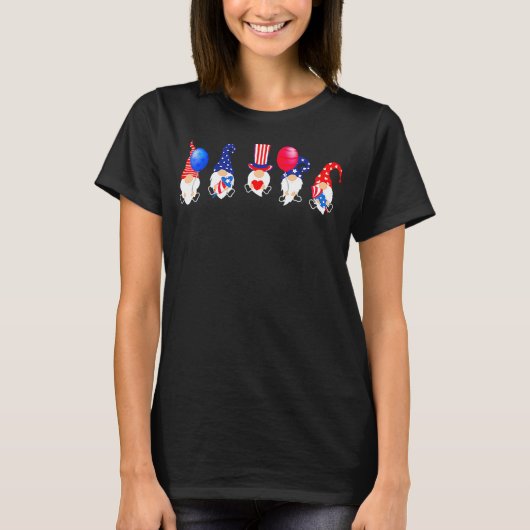 アメリカ格言ボーリング花火アメリカ国旗4日 Tシャツ (正面)