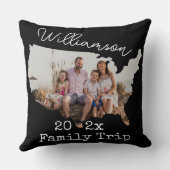 アメリカ概要黒土産ファミリー2 – 写真 クッション (裏面)