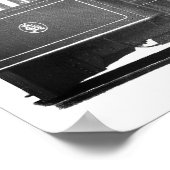 アメリカ機関車0-4-0 T ポスター (角)