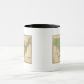 アメリカ歴史地図 マグカップ (中央)