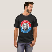 アメリカ歴史学会会長ジョン・アダムス Tシャツ (正面フル)