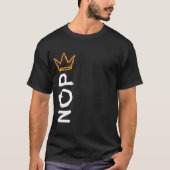 アメリカ民主主義反トランプTシャツ No Kings Tシャツ (正面)