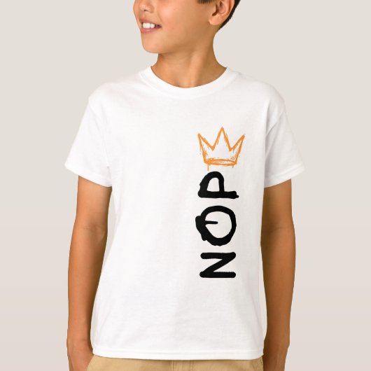 アメリカ民主主義反トランプTシャツ No Kings Tシャツ (正面)