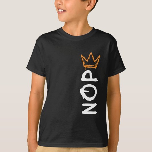 アメリカ民主主義反トランプTシャツ No Kings Tシャツ (正面)