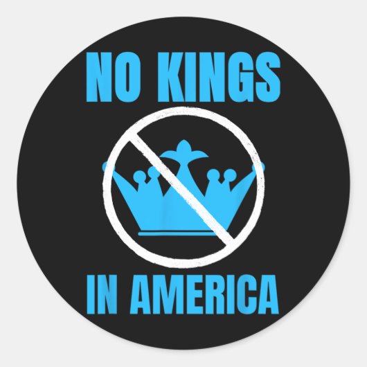 アメリカ民主主義法廷判決ことわざの王なし ラウンドシール (正面)