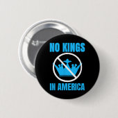 アメリカ民主主義法廷判決ことわざの王なし 缶バッジ (正面&裏面)