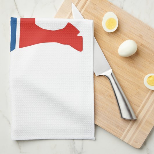 アメリカ民主党員パーティーロバ統一されたー州 キッチンタオル (四つ折り)