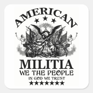 アメリカ民兵 スクエアシール