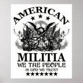 アメリカ民兵 ポスター (正面)