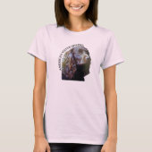 アメリカ水スパニエル犬のTシャツ Tシャツ (正面)
