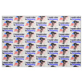 アメリカ泳ぐ人デザイン私はむしろ泳いでいたい ファブリック (ファットクウォーター)