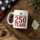 アメリカ海兵隊イーグル250周年記念 コーヒーマグカップ